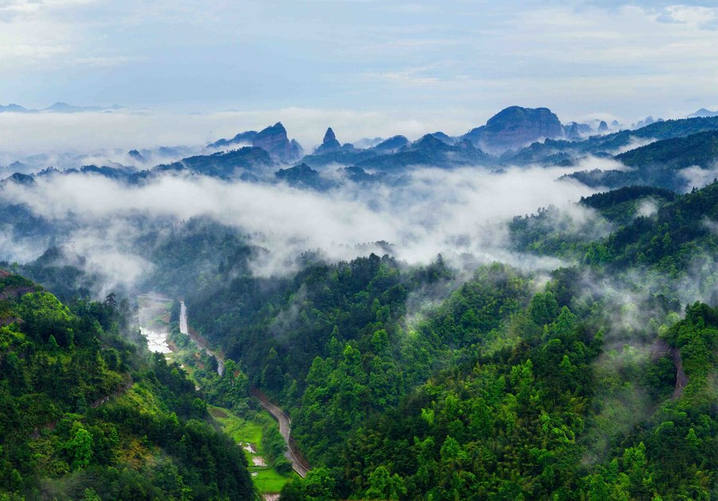 湖南通道万佛山云景