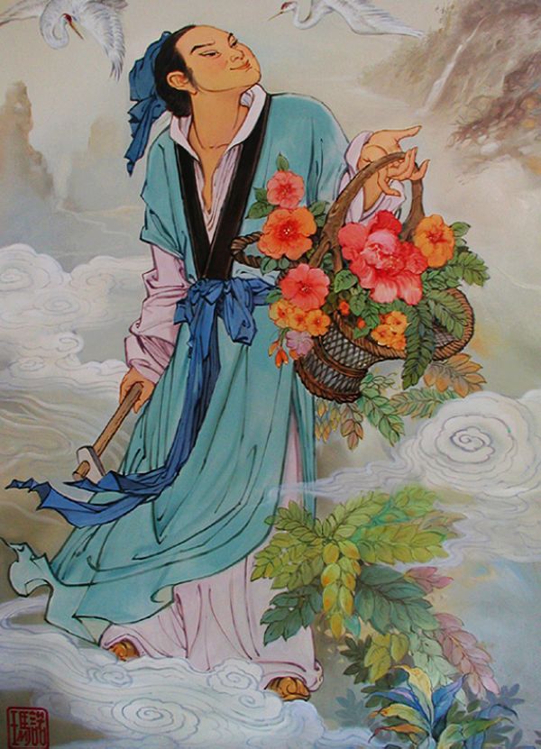 八仙人物图