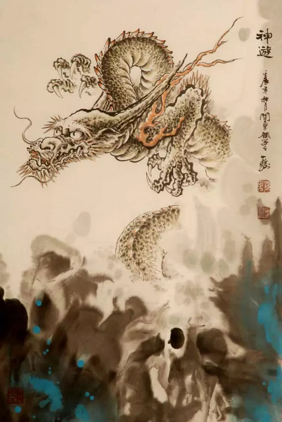 中国画龙第一人张登强图片