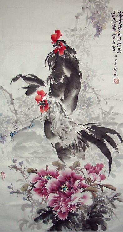 写意牡丹画