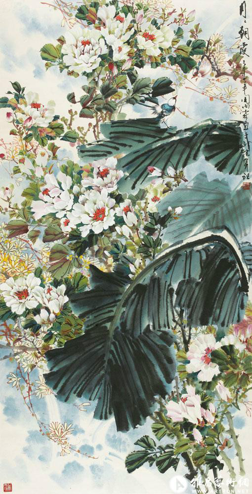 丹青绚彩花鸟画