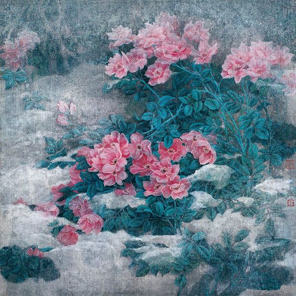 重彩花鸟画