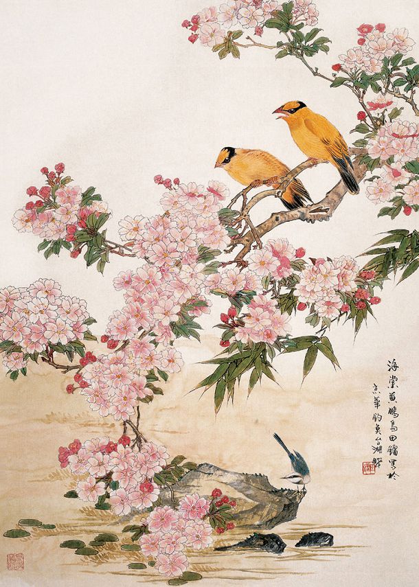当代中国花鸟画主要代表人物之一.
