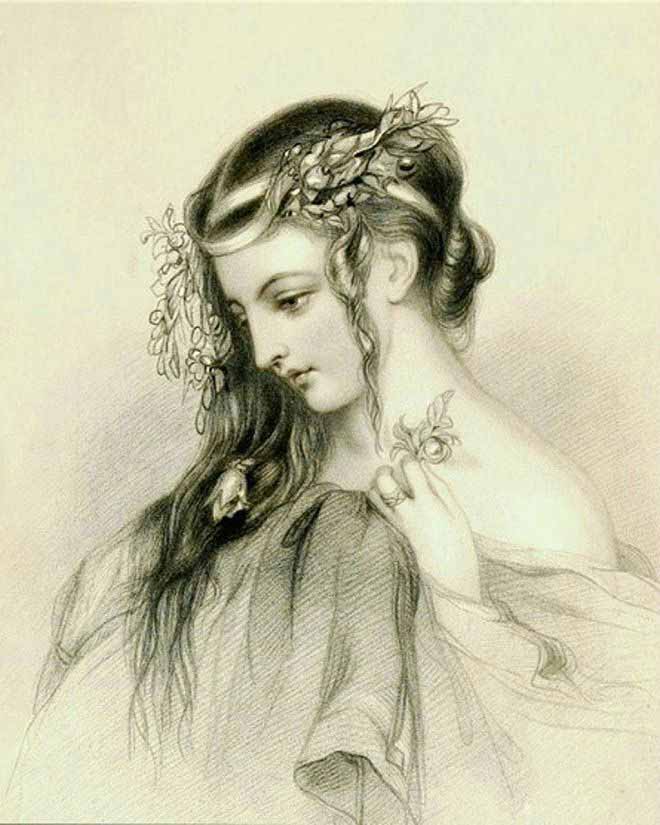 素描法国古典公主